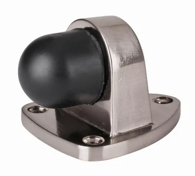 Obrázek produktu pro Walteco Dveřní zarážka 69x46x53mm, k našroubování, saténový nikl