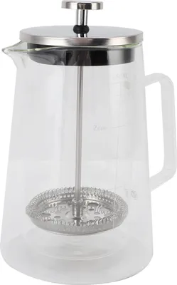 Image de Cafetière à piston 650ML en verre borosilicaté à double paroi Cafetière à piston pour la préparation du café