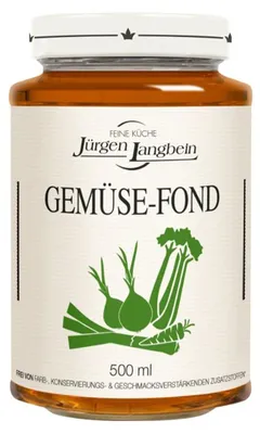 Obrázek produktu pro Jürgen Langbein Feine Küche Zeleninový vývar na omáčky a polévky 500ml