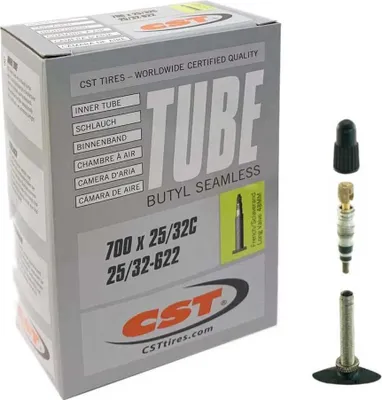 Produktbild von Cst 48 Mm Fahrradschlauch Schwarz 700C / 25-32 Schwarz 700C