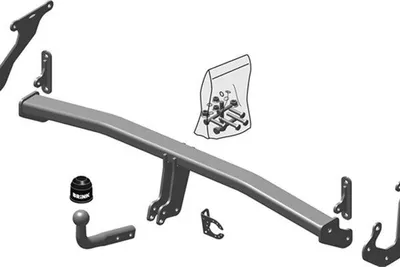 Immagine prodotto di Gancio di traino BRINK nero (634200) per PEUGEOT 5008 II | gancio di traino,