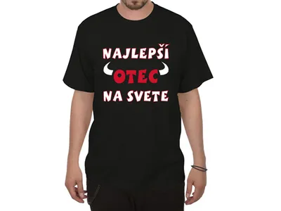 Obrázok produktu pre Tričko Najlepší otec na svete - veľkosť XL