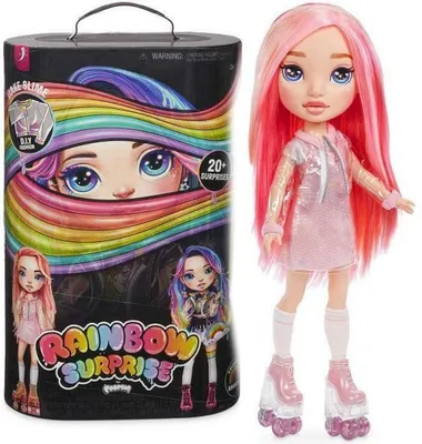 Obrázek produktu pro MGA Poopsie Rainbow High Surprises Pixie Rose Růžová panenka
