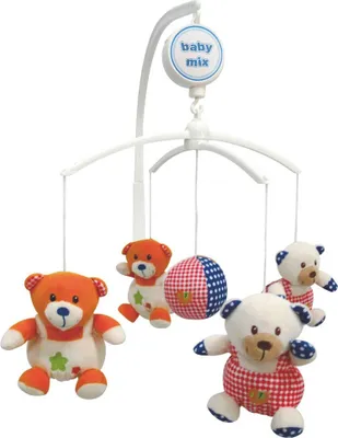 Obrázok produktu pre Kolotoč nad postieľku Baby Mix Medvedíky