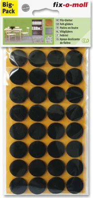 Produktbild von Filzgleiter rund 22mm Spar-Pack braun fix-o-moll