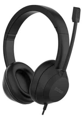 Obrázok produktu pre Nilox NXAUSB02, Kábel, Hovor / hudba, 20 - 20000 Hz, Slúchadlá, Čierna