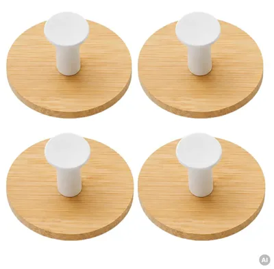 Immagine prodotto di Ganci adesivi per il bagno, set da 4 pezzi