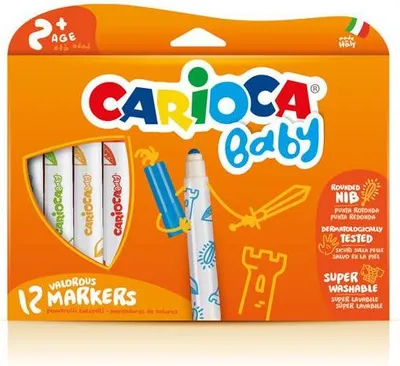 Immagine prodotto di Carioca Marker 2 marcatore Extra grassetto Multicolore 12 pz