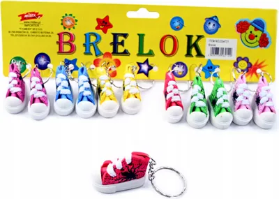 Zdjęcie produktu dla Brelok Do Kluczy Dziecięcy But Zestaw 12Szt