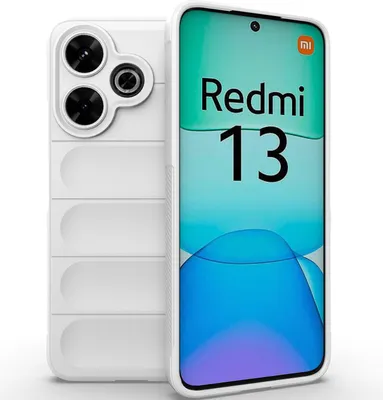 Produktbild von Handyhülle für Xiaomi Redmi 13 Weich TPU Silikon Stossfest Anti-rutsch Hülle Weiß