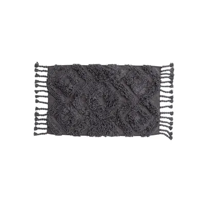 Immagine prodotto di Tappetino da bagno Hilma 80x50cm grigio scuro.