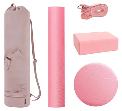 Image de Kit de yoga, accessoires complets, sac de transport résistant, modèle A