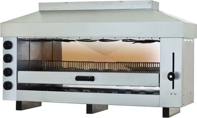 Produktbild von Combisteel Salamander mit 4 Heizzonen - 960 x 500 x 720 mm, Edelstahl, Gas