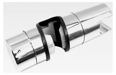 Produktbild von Austauschbarer Handbrausehalter aus verchromtem ABS, 18-25 mm, 360° verstellbar (Silber)