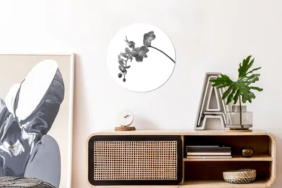 Produktbild von MuchoWow® - Wand Bild - Wohnzimmer - Runde Bilder - Alubilder - Kunst für zu Hause - Aluminium - Wanddekoration