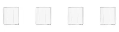 4er-Set Wassergläser Octave, 35 cl, Borosilikatglas, handgefertigt