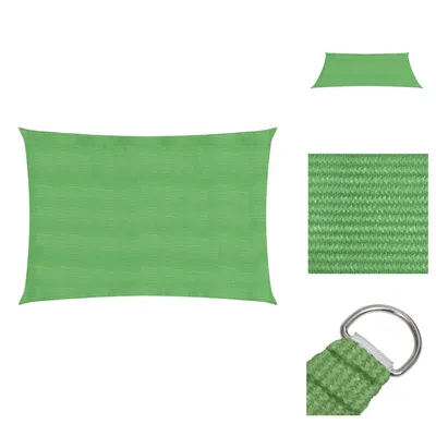 Immagine prodotto di vidaXL Tenda da sole 160 g/m² verde chiaro 4x6 m HDPE - Ombrelloni e tende da sole