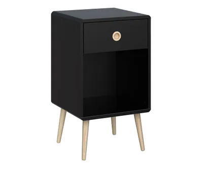 Produktbild von Steens Nachttisch Softline 1 Schublade Schwarz