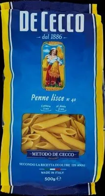 Produktbild von 24x Pasta De Cecco 100% Italienisch Penne Lisce n. 40 Nudeln 500g