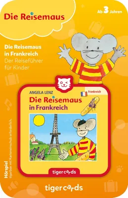Produktbild von tigercard - Die Reisemaus in Frankreich - Tigermedia Karten