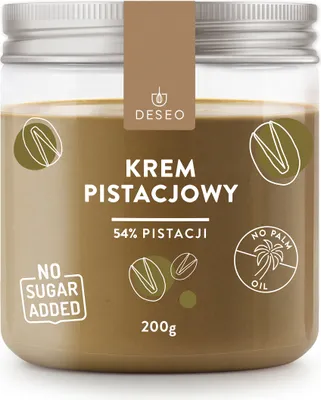 Zdjęcie produktu dla Krem pistacjowy BEZ CUKRU 200g