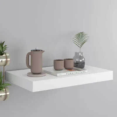 Produktbild von vidaXL Schweberegal Weiß 40x23x3,8 cm MDF