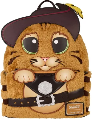 Image de Loungefly - Plecak Puss in Boots 26 cm z maskotką pluszową Shrek