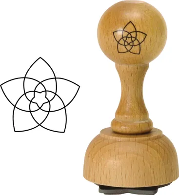 Produktbild von Venusblume Holzstempel
