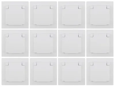 Produktbild von Schutzkontakt-Steckdose McPower Flair 250V/16A UP IP44 weiß 12er-Pack