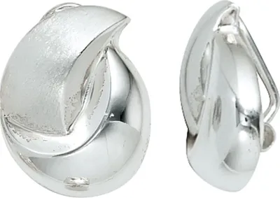 Ohrclips-aus-925-Silber-teilmattiert