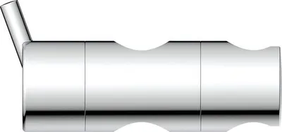 Produktbild von Duschhalter DN 22 mm für Duschstange, 148 x 58 x 51 mm, Chrom, Kunststoff