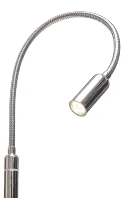 Image de kalb | 3W LED lampe de lecture lampe de chevet lampe de lecture dimmable 1 set chrome