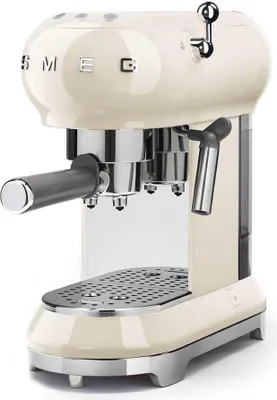 Obrázok produktu pre Smeg ECF01CREU, Espresso kávovar, 1 L, Mletá káva, 1350 W, Krém