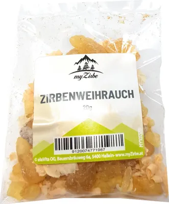 Produktbild von myZirbe - Zirbenweihrauch 20g im Beutel Zirbe