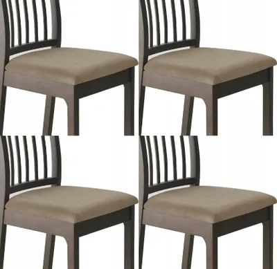 Produktbild von BESTCOVERS VELVET 2.0 Samt Stretch Plüsch Elasthan Sitzbezüge Universal (Braun, 4 Stück)