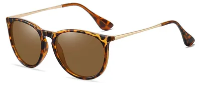 Produktbild von Runde Vintage-Sonnenbrille für Damen und Herren, klassisches Retro-Design