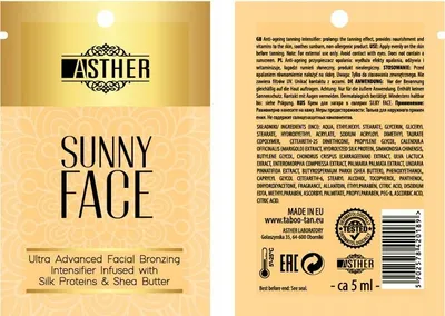 Produktbild von Asther Sunny Face Intensifier Do Twarzy x10szt