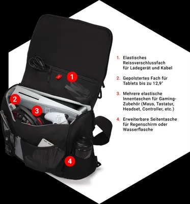 Produktbild von Dicota Caturix Curridur - Notebook-Tasche - 39.6 cm (15.6″)
