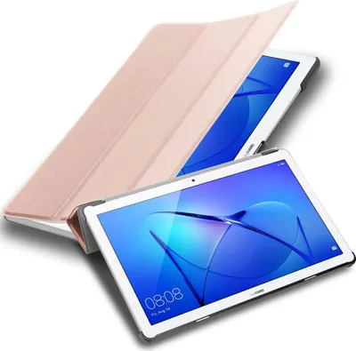 Produktbild von Cadorabo Hülle für Huawei MediaPad T3 10 (9.6 Zoll) Tablet Hülle in Rosa Schutzhülle Etui Case Tasche Cover