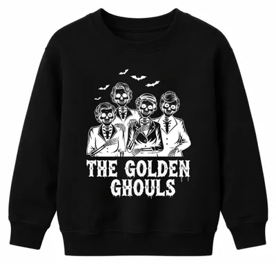 Immagine prodotto di Felpa con cappuccio a tema Halloween, con motivo di scheletri e teschio, per bambini, colore nero, taglia 140