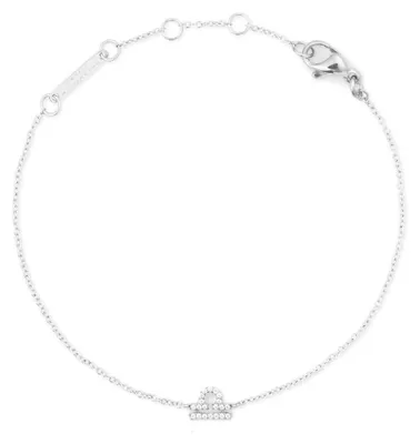 Image de Bracelet à maillons en acier Libra Crystal Zodiac DW00400937