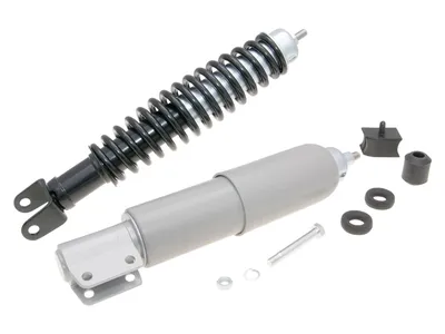 Immagine prodotto di Kit sospensioni / set ammortizzatori nero / grigio per Vespa PX, PE 125, 150, 200