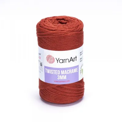Zdjęcie produktu dla Sznurek YarnArt Twisted Macrame 3mm 785 /rdza