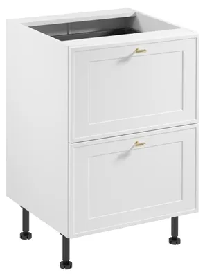 Produktbild von Unterschrank SALERNO – Breite 60 cm, weiß + GRATIS Sideboard