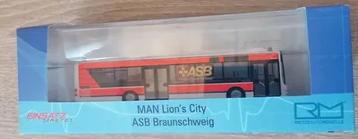 Produktbild von Rietze 72745 - 1/87 MAN Lion´s City ASB Braunschweig - Neu