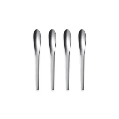 Produktbild von Georg Jensen ARNE JACOBSEN TEA/COFFEE SPOON GIFTBOX SS MATTE 4 PCS 10014946