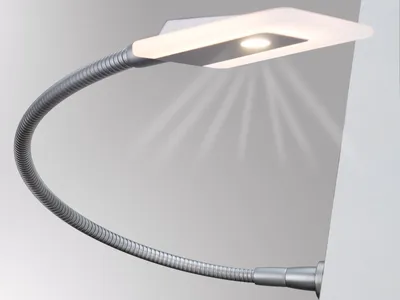 Zdjęcie produktu dla kalb | LED lampka nocna lampka nocna lampka do czytania, Model:2er SET srebrno-szary