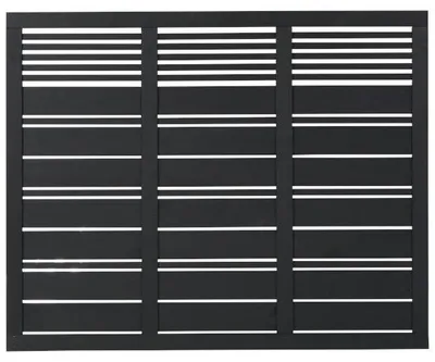 Produktbild von Plus Sichtschutzelement Silence 176 x 140 cm schwarz