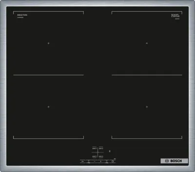 Immagine prodotto di Bosch Serie 4, piano di cottura a induzione, 60 cm, con controllo a forno, nero, da incasso con cornice NVQ645CB6E