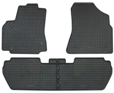 Gummifußmatten Set 4-teilig für Citroen Berlingo II B9 (2008-), schwarz